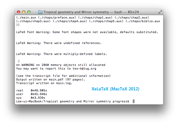 [time check] Mac OS X Mountain Lion xelatex by terminal.png